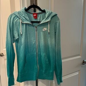 Nike Women's Green Ombre Hoodie Jacket